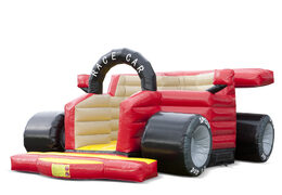 Kaufen sie eine einzigartige F1-auto-hüpfburg für kinder. Erhältlich bei JB-Hüpfburgen Deutschland online