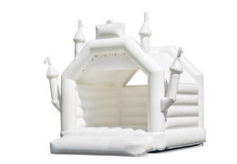 Kaufen sie eine standard-hüpfburg im hochzeitsthema in form einer burg für kinder. Kaufen sie hüpfburgen online bei JB-Hüpfburgen Deutschland