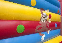 Super hüpfburg mit dach im affen-design für kinder. Kaufen sie hüpfburgen online bei JB-Hüpfburgen Deutschland