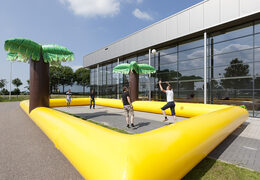 Aufblasbare Umrandung für Beachvolleyball in bunten Farben für Kinder und Erwachsene kaufen 