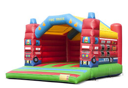 Kaufen sie eine große Indoor-hüpfburg im feuerwehr-design für kinder. Erhältlich bei JB-Hüpfburgen Deutschland online
