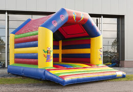 Große hüpfburg mit dach zum thema zirkus zum kaufen für kinder. Kaufen sie unsere hüpfburgen bei JB-Hüpfburgen Deutschland online