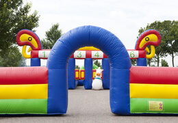 Aufblasbares Pferderennen im Thema Western mit aufblasbaren Pferden für Kids bestellen