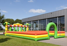 Hüpfburg Umrandung im Thema Western für Pferderennen für Kids kaufen