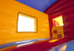 Kaufen sie eine aufblasbare indoor-maxi-multifun-hüpfburg im clown-thema mit rutsche für kinder. Bestellen sie hüpfburgen online bei JB-Hüpfburgen Deutschland