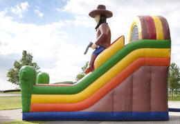 Multifunktionale aufblasbare strandrutsche mit planschbecken, beeindruckendem 3D-objekt, frischen farben und den 3D-hindernissen für kinder. Kaufen sie aufblasbare Rutschen jetzt online bei JB-Hüpfburgen Deutschland