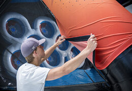 Aufblasbare Sportarena freistehend zu verkaufen