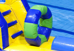 Bestellen sie eine lange aufblasbare delphinrutsche mit lustigen objekten für jung und alt. Kaufen sie aufblasbare poolspiele jetzt online bei JB-Hüpfburgen Deutschland