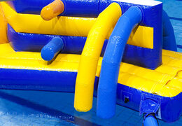 Kaufen sie den aufblasbaren doppel-hindernisparcours zick-zack-zee für jung und alt. Bestellen sie aufblasbare schwimmbecken-hindernisparcours jetzt online bei JB-Hüpfburgen Deutschland