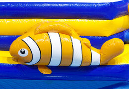 Kaufen sie einen einzigartigen aufblasbaren doppel-zick-zack-zee-hindernisparcours  für jung und alt. Bestellen sie aufblasbare poolspiele jetzt online bei JB-Hüpfburgen Deutschland