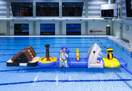 Bestellen sie aufblasbares luftdichtes mega-run-haibecken für jung und alt. Kaufen sie aufblasbare poolspiele jetzt online bei JB-Hüpfburgen Deutschland