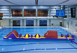 Kaufen sie einen einzigartigen aufblasbaren 17 meter langen abenteuerparcours mega run XL mit verschiedenen spannenden objekten für jung und alt. Bestellen sie aufblasbare poolspiele jetzt online bei JB-Hüpfburgen Deutschland