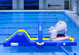 Bestellen sie den rutschenparcours hippo run mit lustigen objekten für jung und alt. Kaufen sie aufblasbare hindernisparcours jetzt online bei JB-Hüpfburgen Deutschland