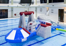 Bestellen sie eine aufblasbare, luftdichte hai-spielinsel mit ranke, kletterturm, rundrutsche und hindernissen für groß und klein. Kaufen sie aufblasbare wasserattraktionen jetzt online bei JB-Hüpfburgen Deutschland