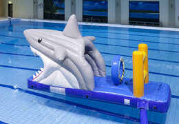 Kaufen sie eine luftdichte aufblasbare poolrutsche mit haimotiv für jung und alt. Bestellen sie aufblasbare wasserattraktionen jetzt online bei JB-Hüpfburgen Deutschland