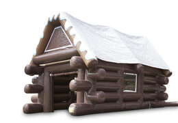 Bestellen sie eine exklusive aufblasbare après-ski-hütte mit einer standardgröße von 7 mal 5 mal 4 metern für jung und alt. Kaufen sie aufblasbare winterattraktionen jetzt online bei JB-Hüpfburgen Deutschland