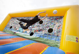 Kaufen sie ein fußballtor mit aufblasbarem bett für alt und jung. Bestellen sie jetzt ein aufblasbares fußballtor mit bett online bei JB-Hüpfburgen Deutschland