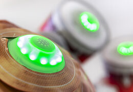 Aufblasbares Schlagzeug mit interaktivem Spielsystem