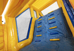 Kaufen sie modularen 13,5 m langen hindernisparcours im marmor-design mit passenden 3D-objekten für kinder. Bestellen sie aufblasbare parcours jetzt online bei JB-Hüpfburgen Deutschland