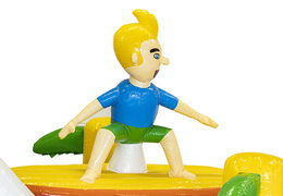 Kaufen sie einen 13,5 meter langen hindernisparcours im surf-thema mit passenden 3D-objekten für kinder. Bestellen sie aufblasbare parcours jetzt online bei JB-Hüpfburgen Deutschland