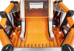 Kaufen sie einen aufblasbaren 40-teiligen megamodularen Dodge- oder Slide-hindernisparcours für kinder. Bestellen sie aufblasbare parcours jetzt online bei JB-Hüpfburgen Deutschland