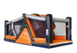 Mega aufblasbarer 40-teiliger gigamodularer Tunnelslide-parcours für kinder. Bestellen sie aufblasbare parcours jetzt online bei JB-Hüpfburgen Deutschland