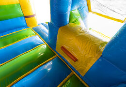 Kaufen sie eine aufblasbare rutschen-kombi-hüpfburg im thema hawaii für kinder. Aufblasbare hüpfburgen mit rutsche erhältlich bei JB-Hüpfburgen Deutschland