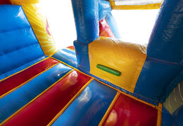 Kaufen sie aufblasbare rutsche combo hüpfburg im superhelden-thema für kinder. Bestellen sie jetzt aufblasbare hüpfburgen mit rutsche bei JB-Hüpfburgen Deutschland