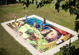 Aufblasbarer märchen-airmountain speziell für kinder. Kaufen sie aufblasbare luftberge bei JB-Hüpfburgen Deutschland