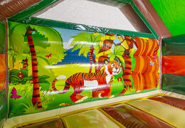 Bestellen sie aufblasbare rutschen-kombi-hüpfburg im amazon-thema für kinder. Kaufen sie aufblasbare hüpfburgen mit rutschenkombination bei JB-Hüpfburgen Deutschland