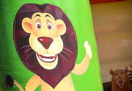 Kaufen sie einen aufblasbaren midi-multifun-hüpfburg mit dach im dschungel-design für kinder. Kaufen sie hüpfburgen online bei JB-Hüpfburgen Deutschland