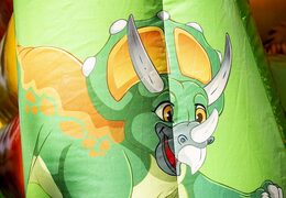 Kleine multifun aufblasbare hüpfburg mit dach und rutsche im dinosaurier-design zu verkaufen. Kaufen sie hüpfburgen online bei JB-Hüpfburgen Deutschland