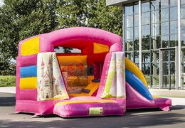 Kleine indoor-multifunktionswippe im prinzessinnen-design für kinder zu verkaufen. Online verfügbar bei JB-Hüpfburgen Deutschland