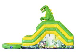 Kaufen sie dino water slide hüpfburg mit wasserrutsche für kinder. Bestellen sie hüpfburgen online bei JB-Hüpfburgen Deutschland