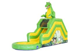 Bestellen sie dino water slide hüpfburg mit wasserrutsche für kinder. Kaufen sie hüpfburgen online bei JB-Hüpfburgen Deutschland