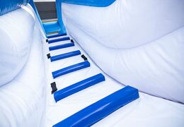 Grosse XXL Springburg Bounce World Eis Frozen mit Rutsche und Dach für Kids zu bestellen