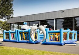 Bestellen sie farbigen aufblasbaren park im meereswelt-thema für kinder. Kaufen sie hüpfburgen online bei JB-Hüpfburgen Deutschland