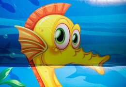 Kaufen sie JB Bubbles aufblasbare offene hüpfburg mit schaumkran im seaworld-thema für kinder. Bestellen sie aufblasbare hüpfburgen bei JB-Hüpfburgen Deutschland