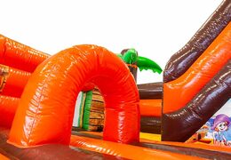 Hüpfburg im piratenthema mit rutsche, kaufen sie das 3D-objekt auf der sprungfläche mit lustigem piratendesign für kinder. Kaufen sie hüpfburgen online bei JB-Hüpfburgen Deutschland