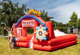 Opblaasbare schuim bubble park in thema rollercoaster te koop voor kids