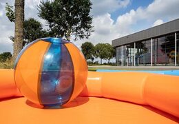 Haal opblaasbare oranje Wiebelrek voor zowel jong als oud. Koop springkussens nu online bij JB Inflatables Nederland