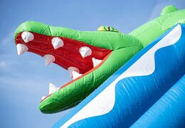 Opblaasbaar mega springkussen in sea life thema met 3D objecten kopen voor kinderen