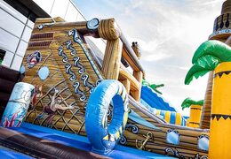 Opblaasbaar mega springkussen in sea life thema met 3D objecten kopen voor kinderen