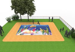 Kaufen sie einen Airmountain mit Seaworld-Thema für kinder. Bestellen sie aufblasbare Luftberge jetzt online bei JB-Hüpfburgen Deutschland