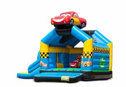 Kaufen sie aufblasbare indoor multiplay multifun hüpfburg mit rutsche im thema autos für kinder. Bestellen sie aufblasbare hüpfburgen online bei JB-Hüpfburgen Deutschland