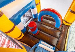 Kaufen sie multiplay-piraten-hüpfburg mit rutsche für kinder. Bestellen sie aufblasbare hüpfburgen online bei JB-Hüpfburgen Deutschland