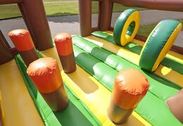 Aufblasbare gorilla-rutsche mit planschbecken, beeindruckendem 3D-objekt, frischen farben und den 3D-hindernissen für kinder. Bestellen sie aufblasbare rutschen jetzt online bei JB-Hüpfburgen Deutschland