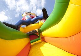 Luftrutsche mit Pool und Hüpfburg im Thema Piraten für Kinder online zu bestellen