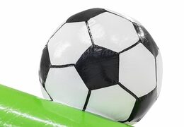 Kaufen Sie aufblasbare Hüpfburg mit Rutsche im Fußball-Design für Kinder