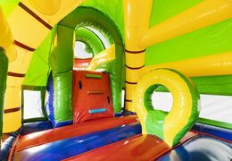 Großes aufblasbares Luftkissen mit Rutsche im Krokodil-Design für Kinder bestellen